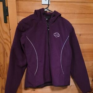Harley-Davidson Purple Athletic Jacket with Reflective Trim